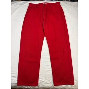 Beyond the Limit Straight Jeans Men's Size 36x32 Red